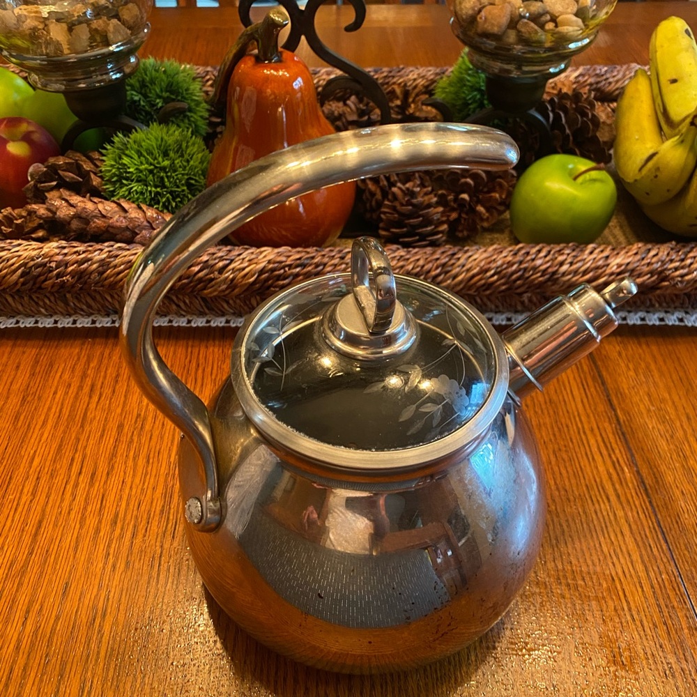 Princess House whistling kettle